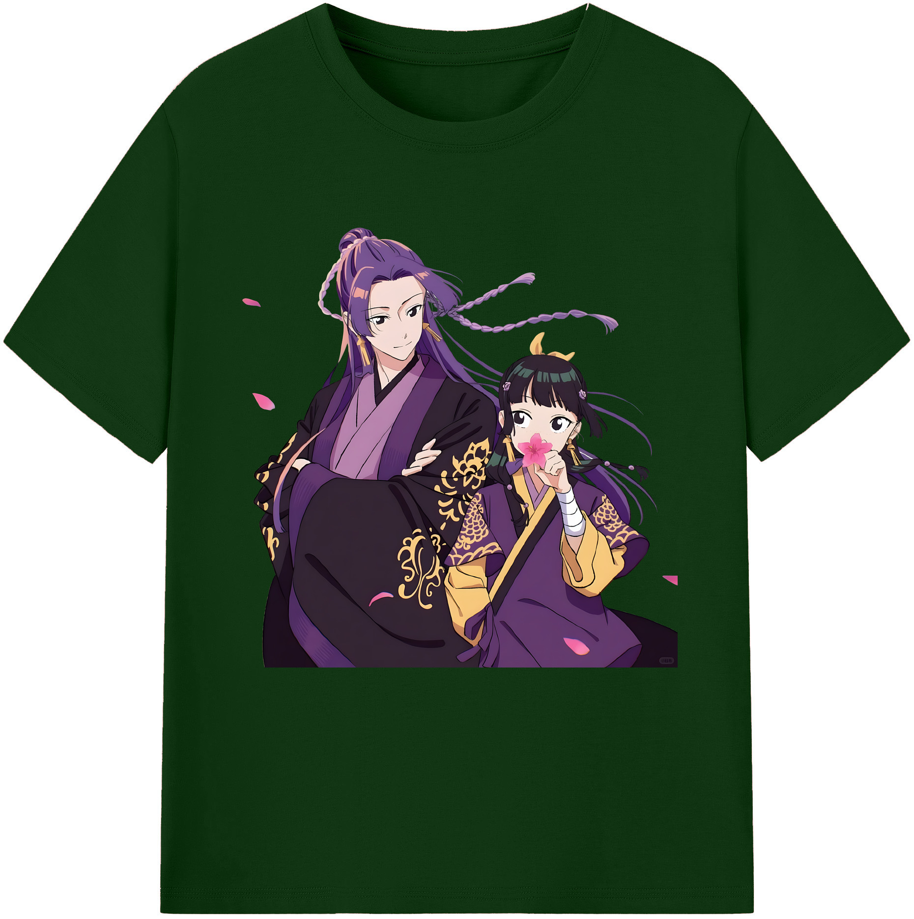 （画像用） 薬屋のひとりごと The Apothecary Diaries 綿100％半袖Tシャツ（フロントプリント）